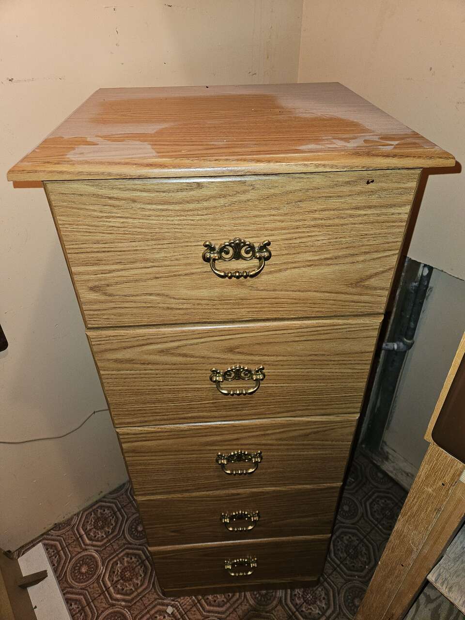 Tall file cabinet