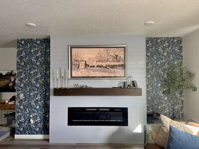 Birch Mantel