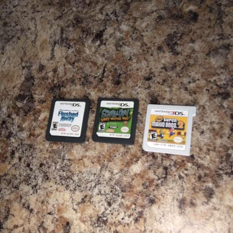 2 Ds Games And 1 3ds Game