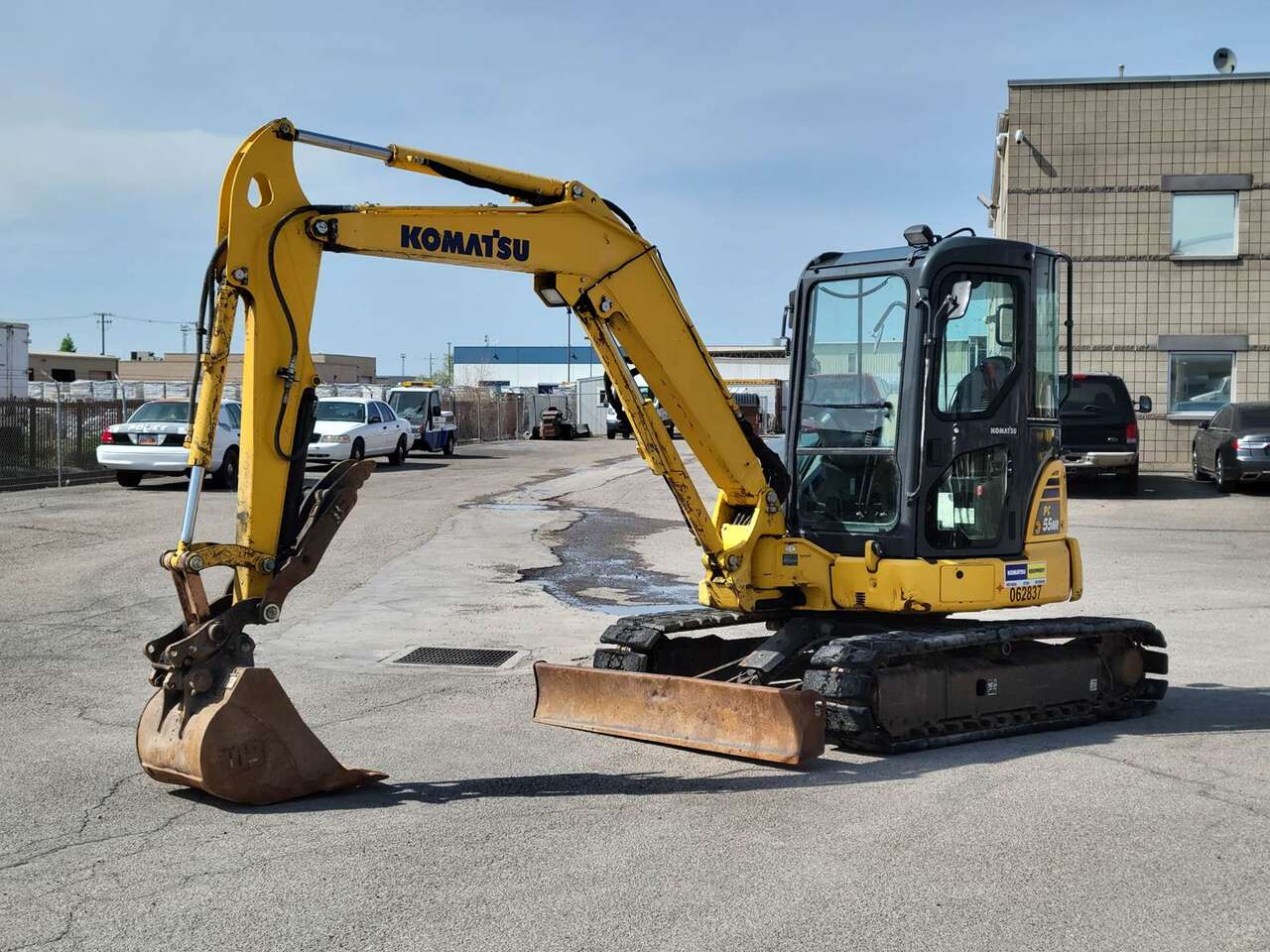 2016 Komatsu PC55MR-5 Mini Excavator