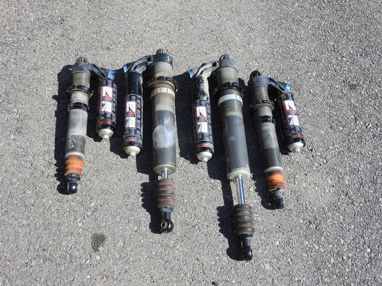 Full Set Of Polaris Turbo S Suspension Tuned By Double E Racing 7045409 7045405