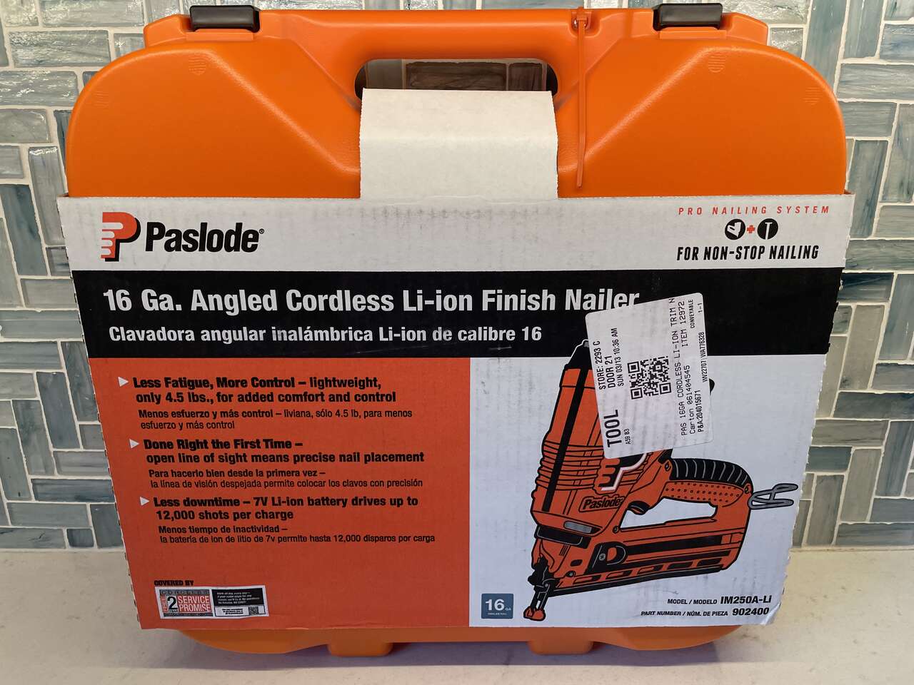 [NEW] Paslode Angled 2.5-in. 16 Gauge Cordless Finish Nailer