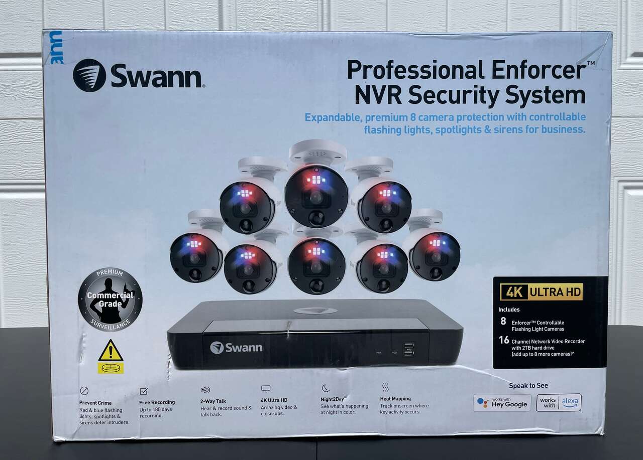 [NEW] Swann 16-Channel 8-Camera 4K PoE NVR Security System