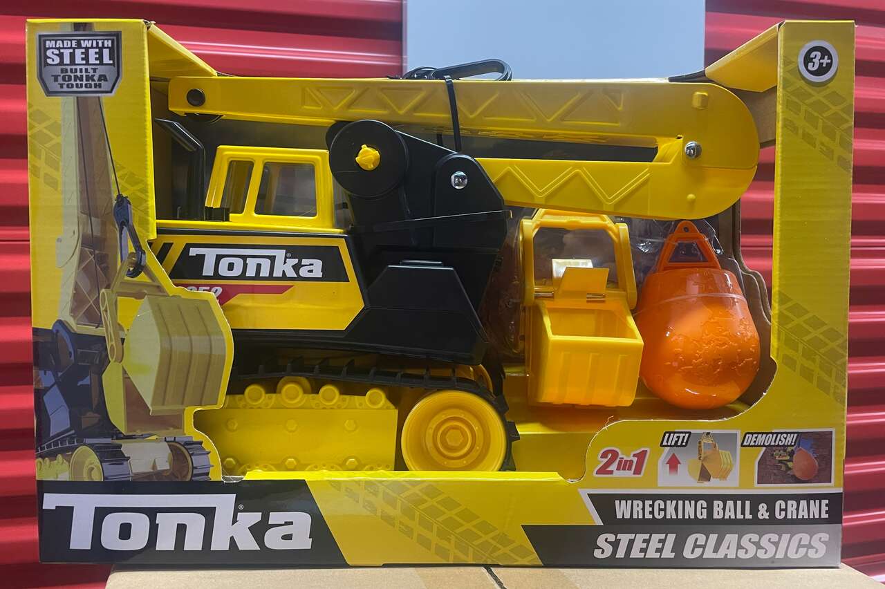 [NEW] Tonka Steel Classics 2-in-1 Wrecking Ball & Crane Toy
