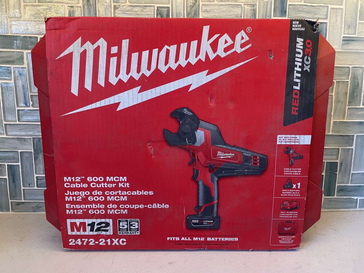[NEW] Milwaukee M12 Cable Cutter 600 MCM Kit