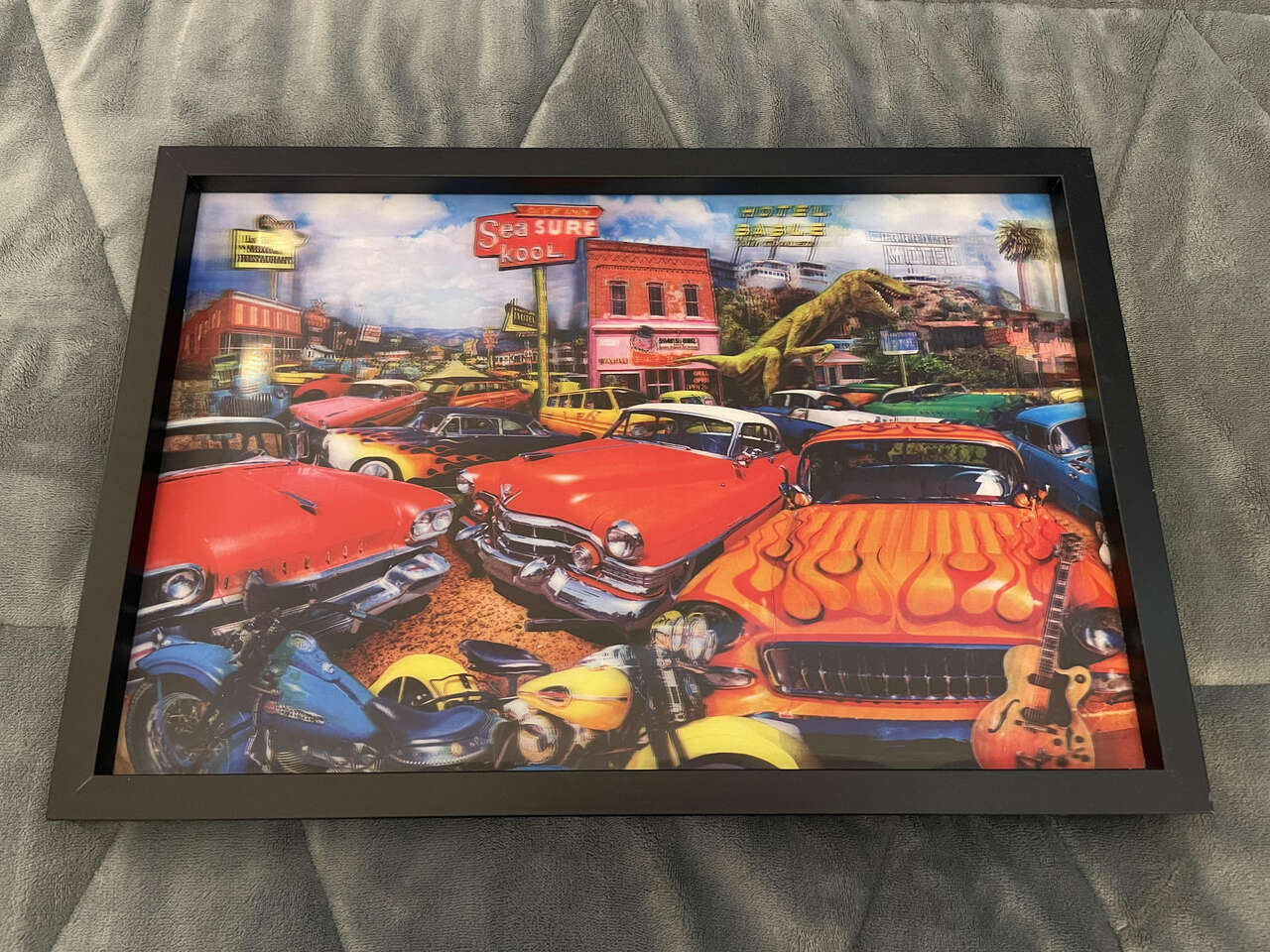 Lenticular Vintage Car Picture