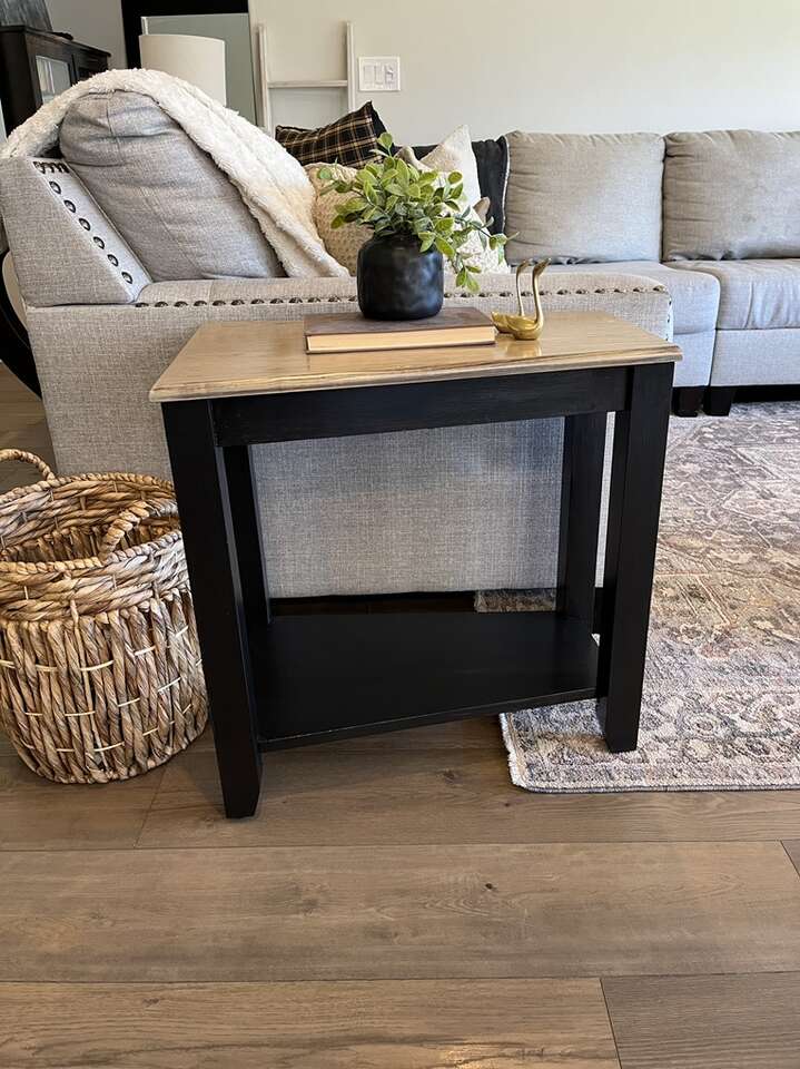 Modern Wedge Oak Tables (2)