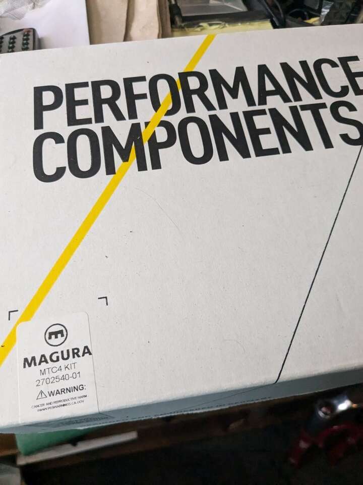 Magura MTC4 kit hydraulic disc brakes w/ rotors