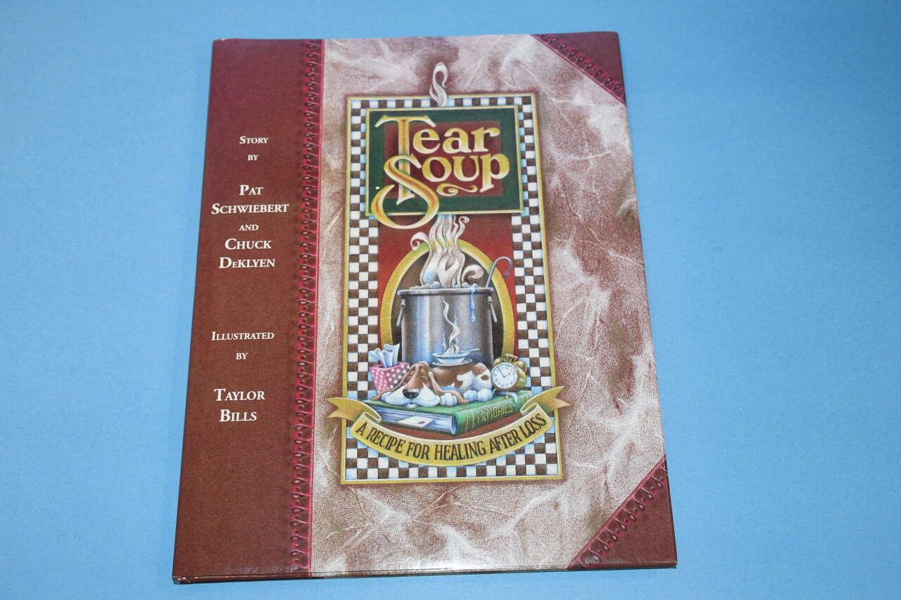 TEAR SOUP BOOK ~ HARDCOVER ~ HEALING AFTER LOSS ~ No Names or Writing