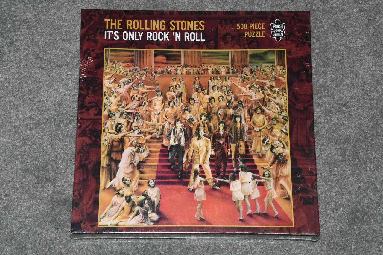 NEW, SEALED THE ROLLING STONES "IT'S ONLY ROCK & ROLL" 500 Piece Jigsaw Puzzle