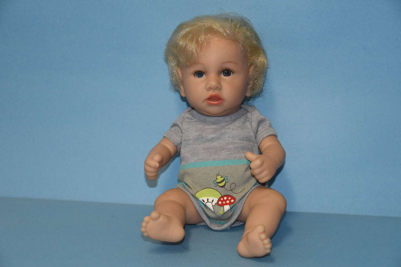 RBG BABY BOY DOLL & CLOTHES ~ 12" ~ ANATOMICALLY CORRECT ~ CLEAN!