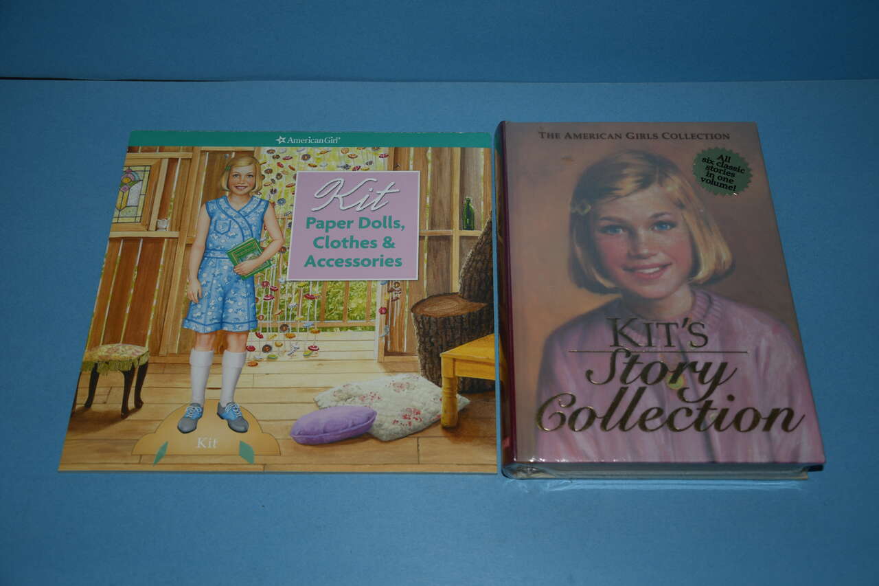 NEW AMERICAN GIRL KIT STORYBOOK COLLECTION (6 STORIES) + KIT PAPER DOLLS, CLOTHES & ACCESSORIES