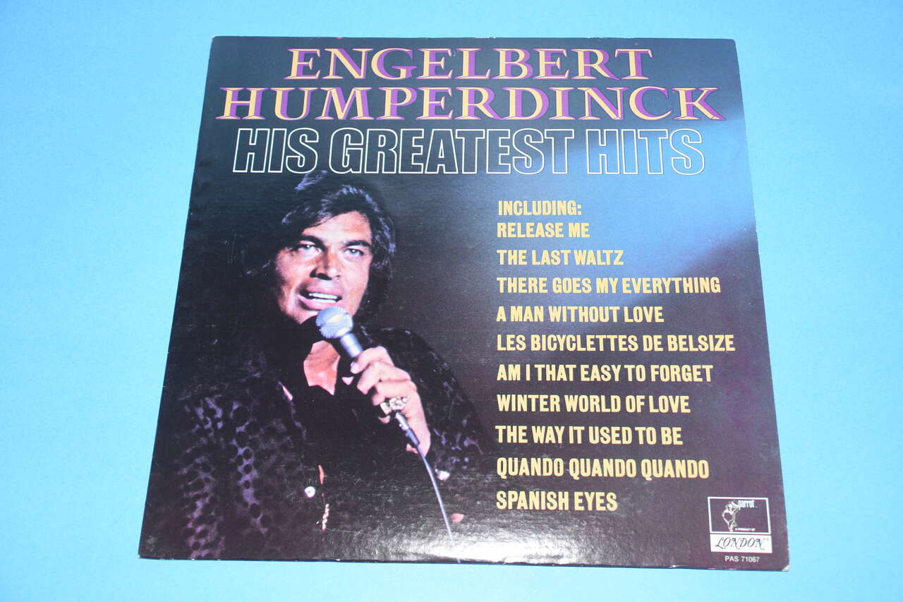 ENGELBERT HUMPERDINCK "HIS GREATEST HITS" VINYL RECORD ~ 10 SONGS