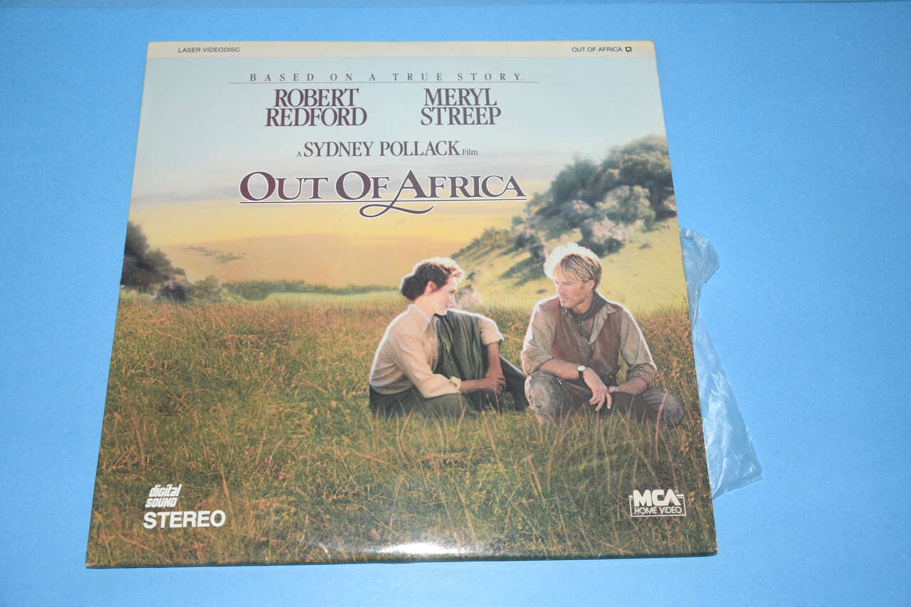 VINTAGE "OUT OF AFRICA" LASER DISC ~ ROBERT REDFORD & MERYL STREEP