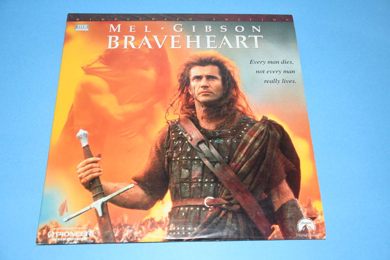 VINTAGE MEL GIBSON "BRAVEHEART" LASER DISC