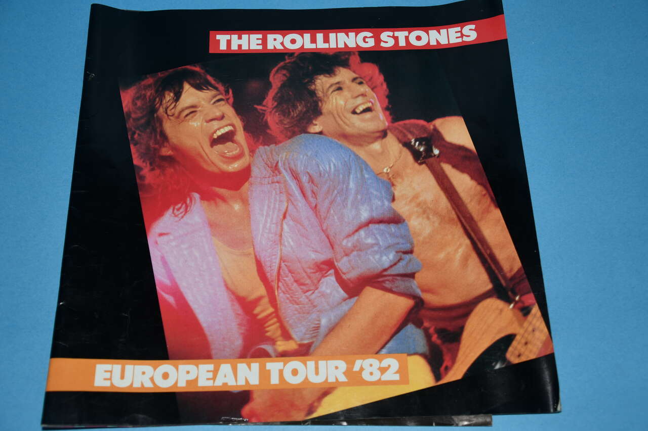 THE ROLLING STONES EUROPEAN TOUR '82 BOOKLET/PROGRAM