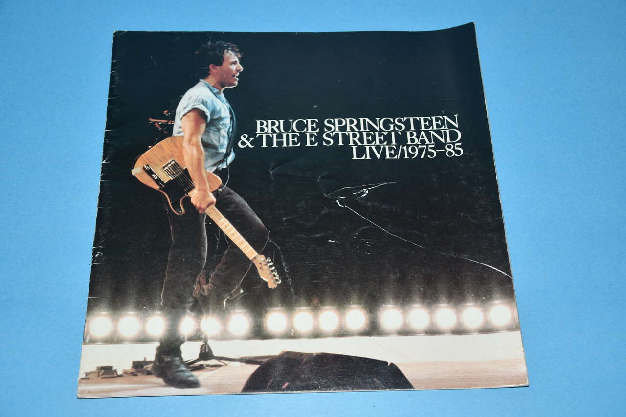 VINTAGE BRUCE SPRINGSTEEN & THE E STREET BAND LIVE 1975-85 BOOKLET