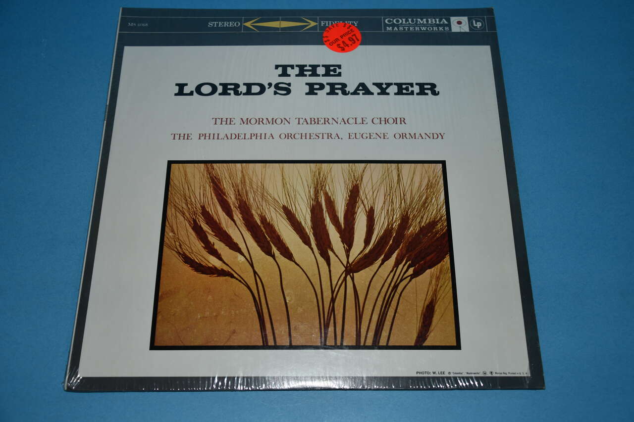 VINTAGE "THE LORD'S PRAYER" VINYL RECORD ~ THE MORMON TABERNACLE CHOIR