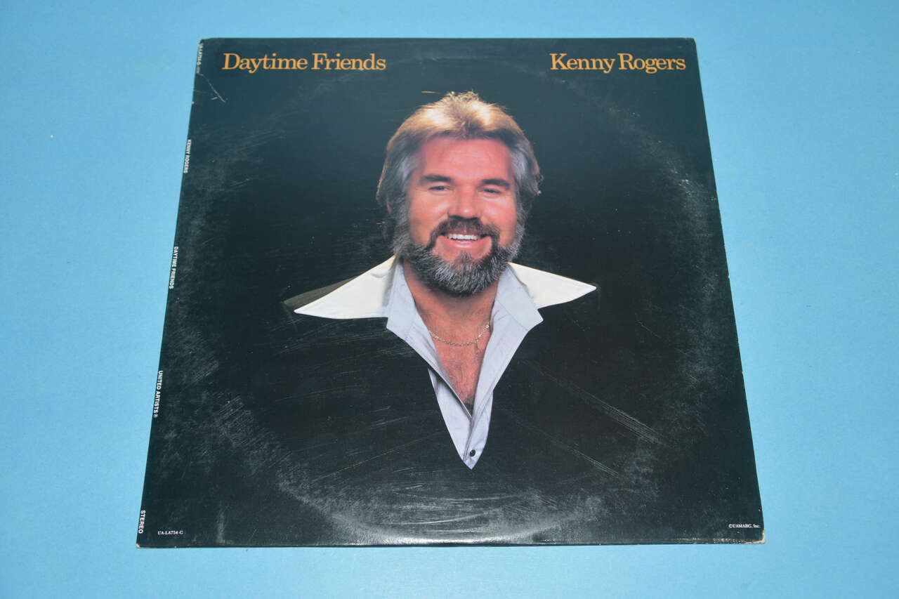 VINTAGE KENNY ROGERS "DAYTIME FRIENDS" VINYL RECORD ~ 11 SONGS
