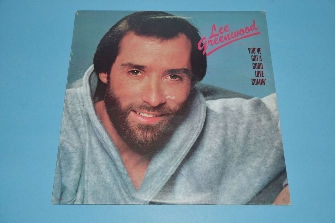 VINTAGE LEE GREENWOOD "YOU'VE GOT A GOOD LOVE COMIN'" VINYL RECORD ~ 10 SONGS