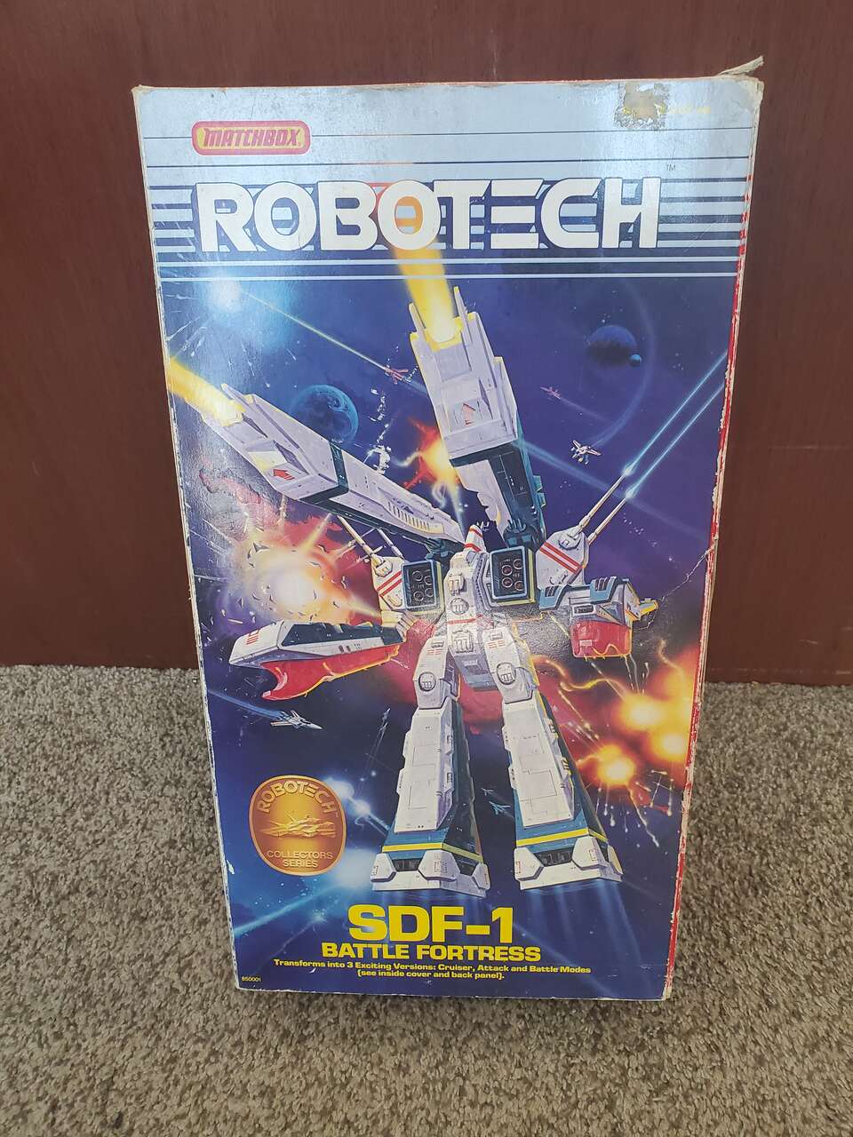 1985 ROBOTECH SDF-1 BATTLE FORTRESS 16" Transforms Into 3 Versions