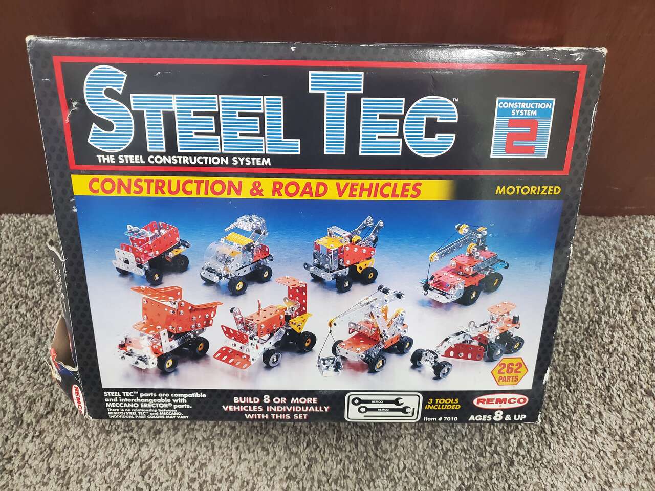 Steel Tech construction and road vehicles construction set by Remco