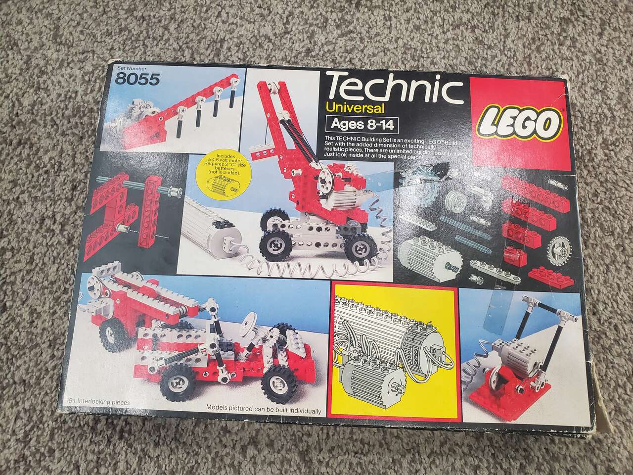 Vintage LEGO Technic Universal Set 8055 Complete