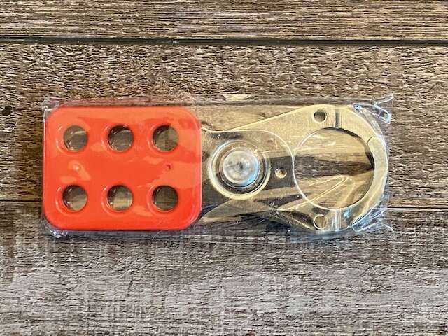 Uline Steel Lockout Hasp - 1" (6-hole)