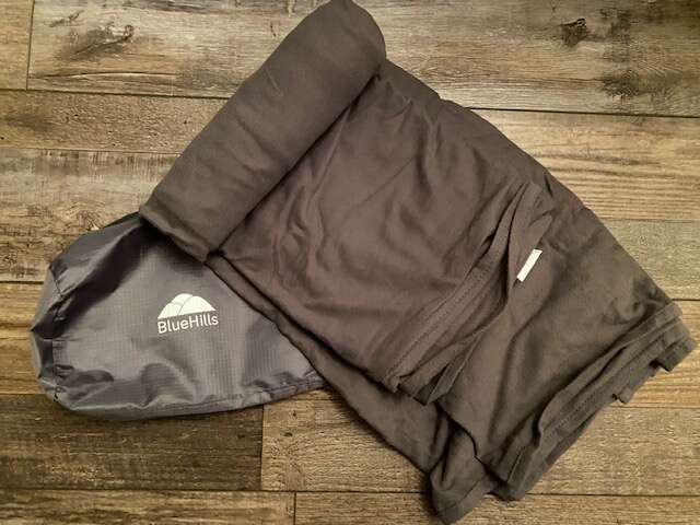 BlueHills Ultra Compact Airplane Travel Blanket