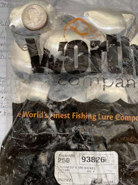 Worth Company Premium Nickel Colorado Blades Smooth Finish Size 6 (Qty 250)