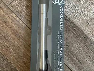 Outset Cocktail Muddler, Stainless Steel with Nylon Head Size: 1Pack Model: B234 (Home & Kitchen)