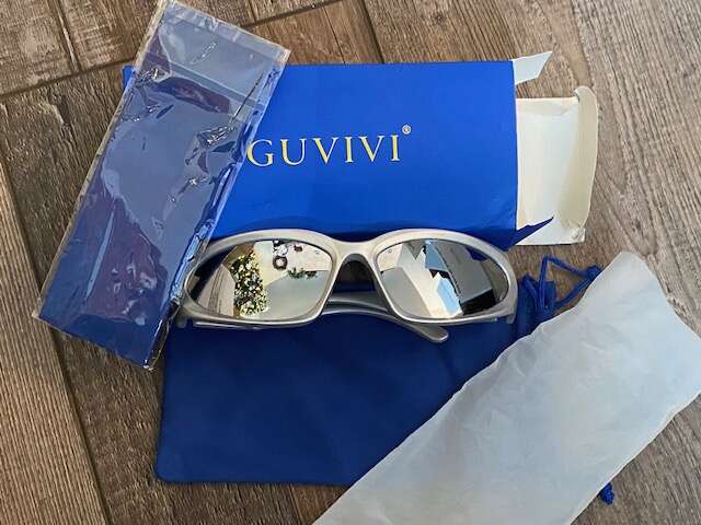 GUVIVI Trendy Swift Oval Dark Futuristic Wrap Around Fashion Sunglasses for Men or Women