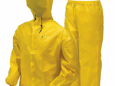 Frogg Toggs Ultra-Lite Rain Suit Youth MD Yellow