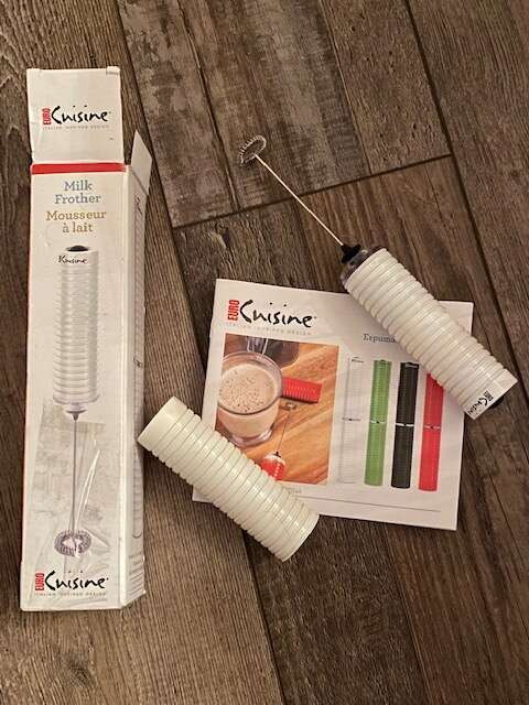 Euro Cuisine Milk Frother White with LED Light