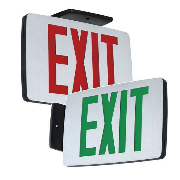 Compass CCESRE Aluminum Emergency Exit Sign