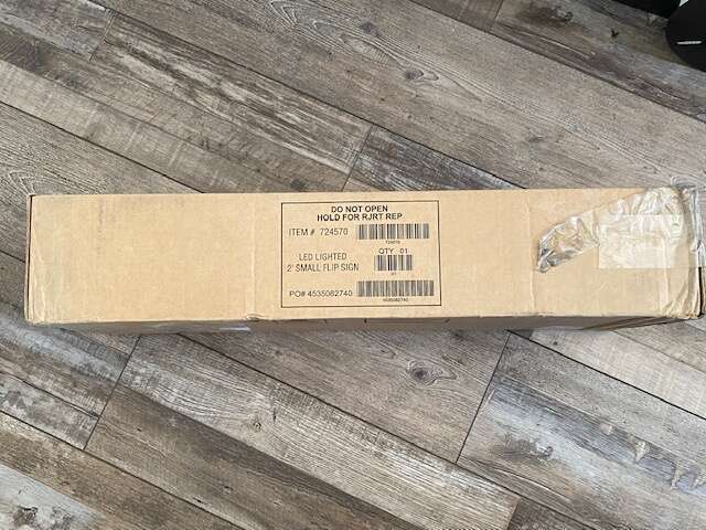 LED 2’ Small Flip Light Sign 724570