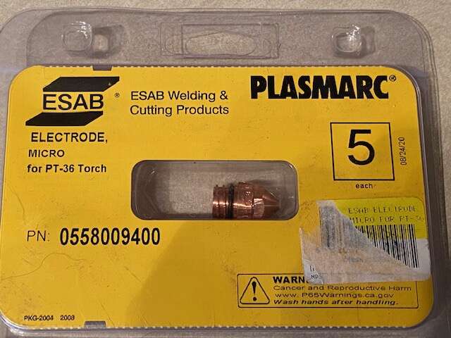 ESAB Electrode for Use With PT-36 Plasmarc