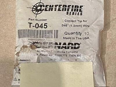 BERNARD CENTERFIRE .045 CONTACT TIP PKG/10 (T-045)