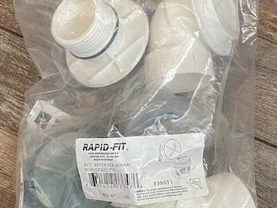 Rapid Fit® Revolver Rough-In Half Kit, PVC