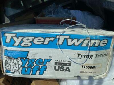 Tyger Twine Polypropylene Tying Twine, Tensile 216 lbs. 6500 feet x 4 = 26,000 feet