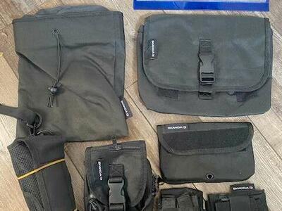 SKANDA Tactical Pouches (for Car Seat Cover) Set of 6