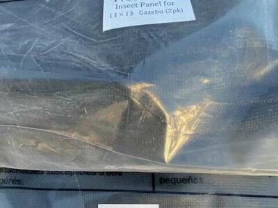 Yardistry 2 Pack Gazebo Insect Panels 11' x 13' Y70818-343