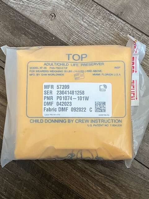 Eastern Aero Marine XF-35 Life Vest