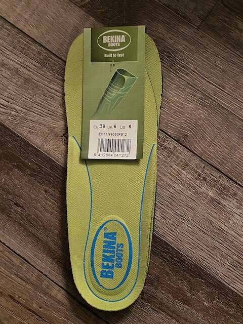 BEKINA Insoles for StepliteX/Thermolite Series Boots, Size 6