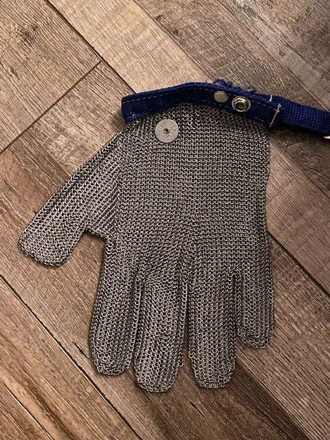 US Mesh® USM-1105 Stainless Steel Metal Mesh Work Glove (Large)