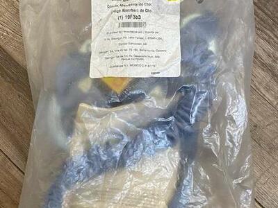 CONDOR Shock-Absorbing Lanyard: Tubular Webbing, Steel Rebar Hook, Steel Snap Hook, 310 lb Capacity (19F383)