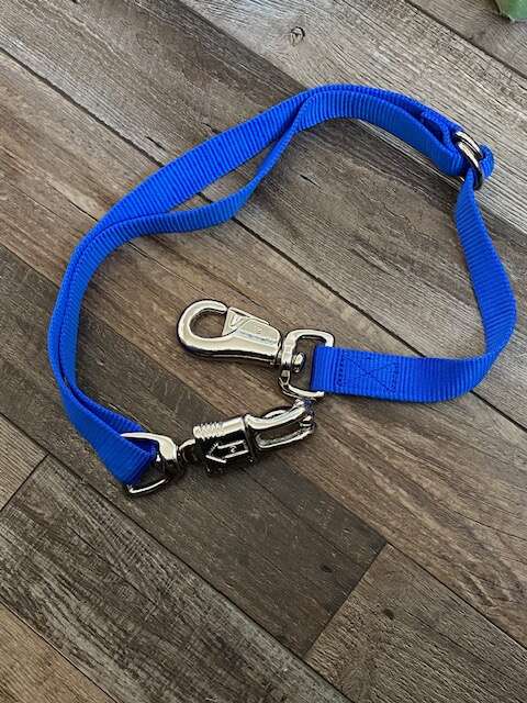 Formay Adjustable Nylon Cross Tie Trailer Ties Blue