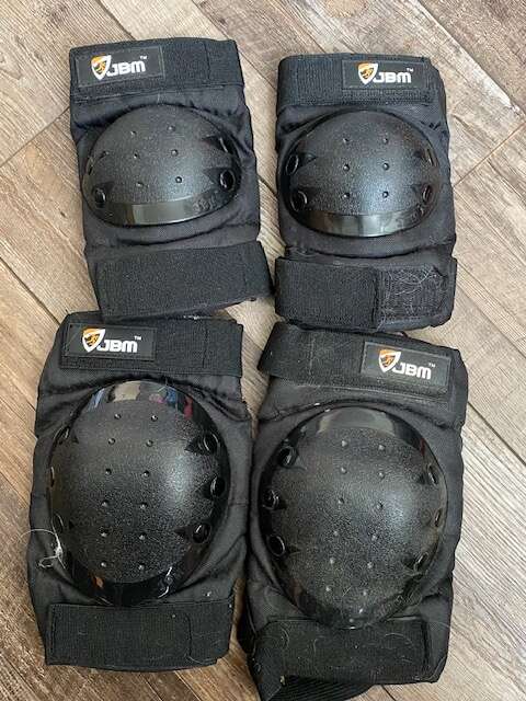 JBM Adult & Kids (Ages 3-99) Knee Pads Elbow Pads (Large)