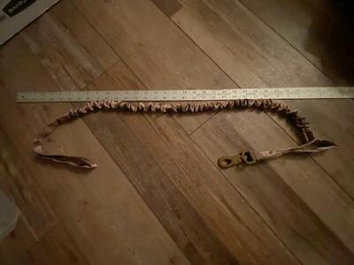 Dog Leash with Padded Handle Anti-Pull Rope Elastic Training Leash (Camouflage)