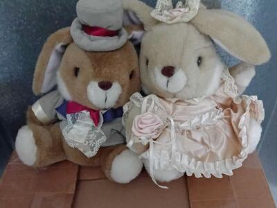 * Bride & Groom Bunnies *